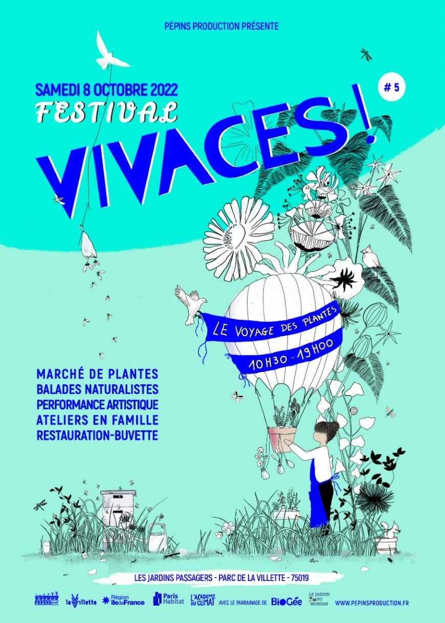 Affiche du Festival Vivaces, 5e édition. © Pépins Production