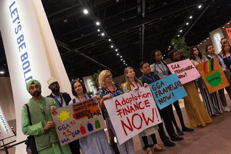 Manifestations de la société civile lors de la COP28 à Dubaï
