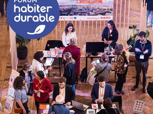 Stand de l'Agence Parisienne du Climat au Forum Habiter Durable 2022